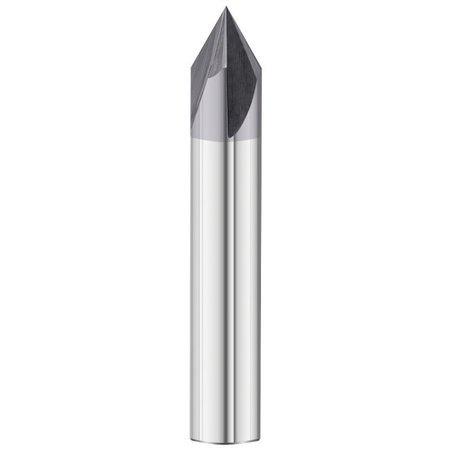 FULLERTON TOOL 60°, 90°, 120° End Style - 3730 Chamfer Mill GP End Mills, TIALN, Straight, Chamfer, Standard, 1/8 36155